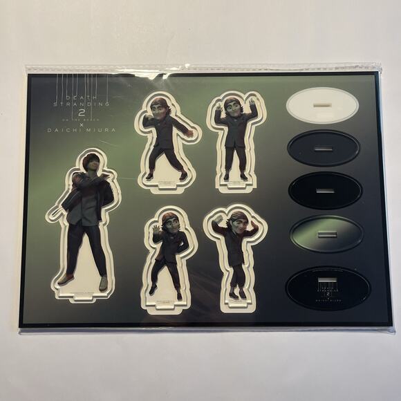 DEATH STRANDING 2: ON THE BEACH x DAICHI MIURA Dollman Acrylic Stand Set Japan - Picture 1 of 6